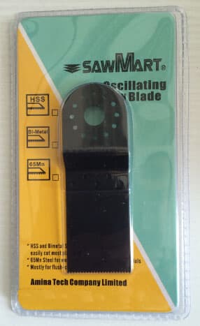 oscillating saw blade for cutting wood